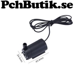 Vattenpump 3-6 Volt, Pump passar till fontän, bevattning, mm.