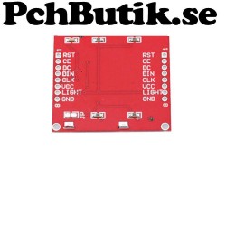 LCD display modul 84 x 48 pixel monokrom, passar Arduino