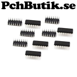 10 st IC Shift register 74HC595, passar Arduino