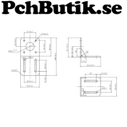 NEMA 17 Mounting L Bracket Mount 42 series Stepper-Motor